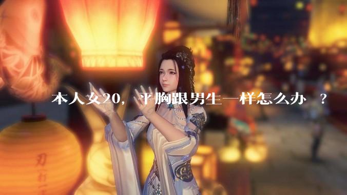 本人女20，平胸跟男生一样怎么办 ?