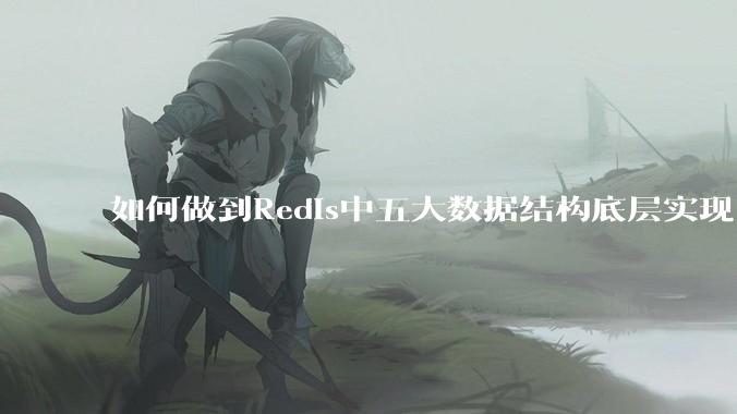 如何做到Redis中五大数据结构底层实现？