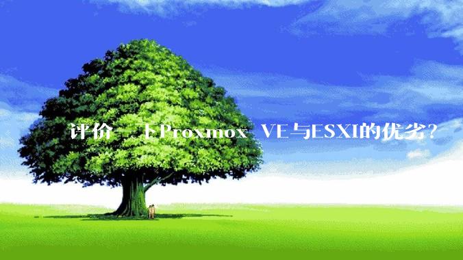 评价一下Proxmox VE与ESXi的优劣？
