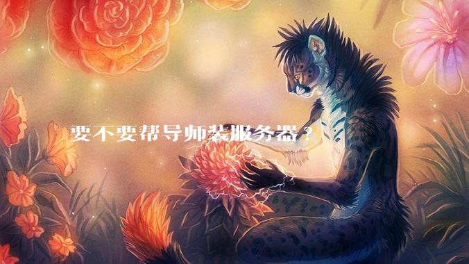 要不要帮导师装服务器?
